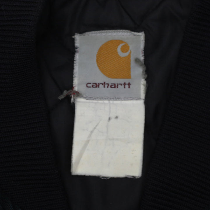Vintage Carhartt Quilted Lined Work Vest Black - Fashion Rerun Vintage Migration_Jacket