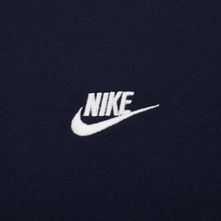 Mens Nike Sweatshirt Navy Fleece Crew Neck Pullover Size M
