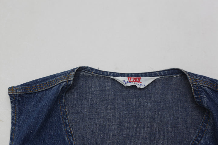 Vintage Ladies Levis Panatela Top Denim Vest