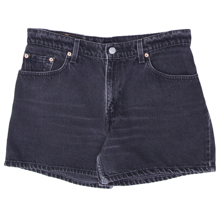 Vintage Ladies Levi Strauss Black Denim Shorts | Migration_Shorts UAENAT20 | Fashion Rerun