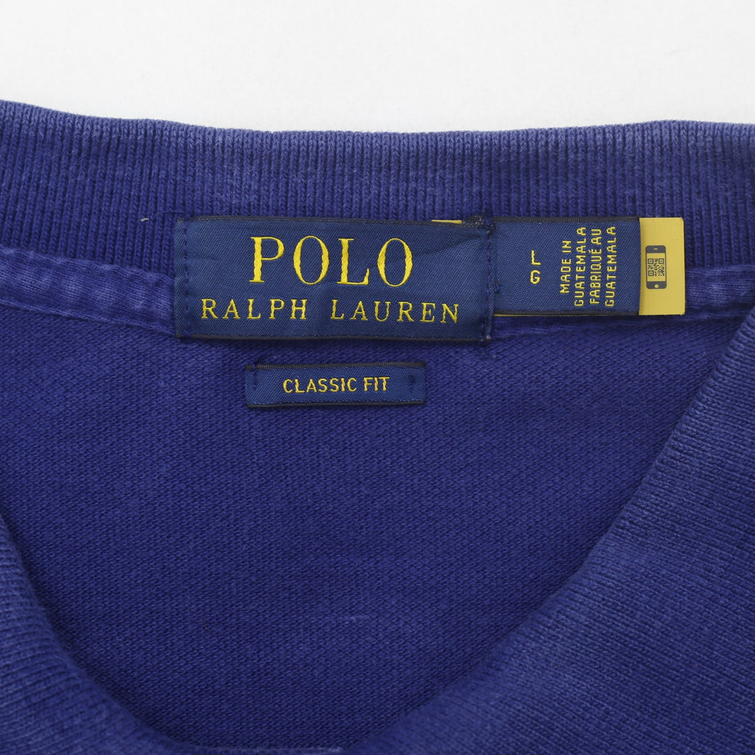 Mens Ralph Lauren Blue Classic Fit Polo T-Shirt L | Migration_T-Shirts - Back View | Fashion Rerun
