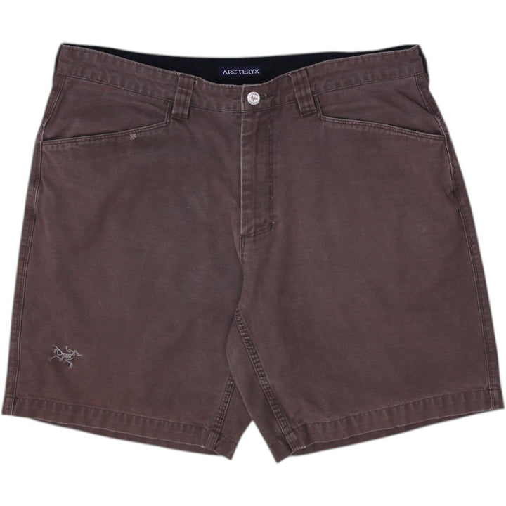 Mens Arcteryx Brown Cotton Casual Outdoor Wear Shorts Size 34 | Migration_Shorts | Fashion Rerun
