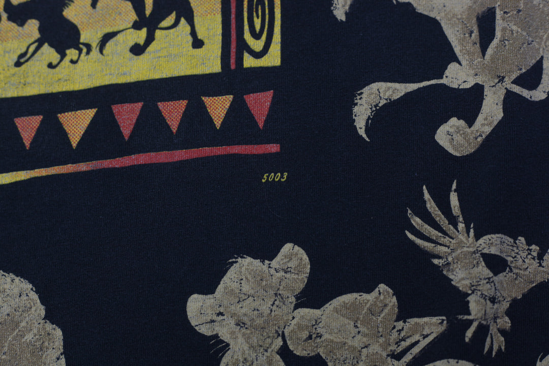 Vintage Disney's The Lion King AOP T-Shirt Single Stitch Made in USA XL