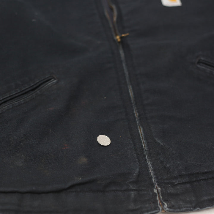 Vintage Carhartt J01 BLK Blanket Lined Detroit Jacket Black - Fashion Rerun Vintage Migration_Jacket