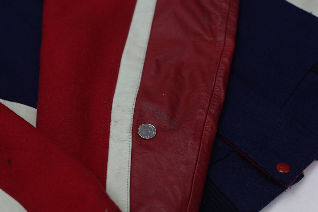 Vintage Polaris Worldwide Varsity Leather Sleeves Varsity Jacket - Fashion Rerun Vintage Migration_Jacket