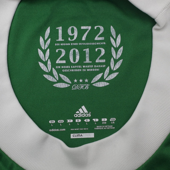 Mens Adidas Germany 2012-13 Away Football Jersey Green Size L
