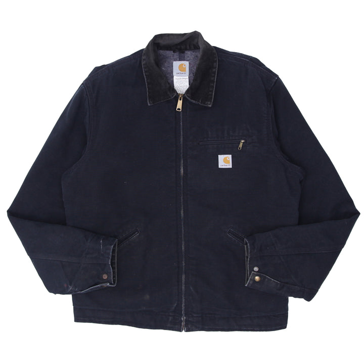 Vintage Carhartt J01 BLK Blanket Lined Detroit Jacket Black - Fashion Rerun Vintage Migration_Jacket