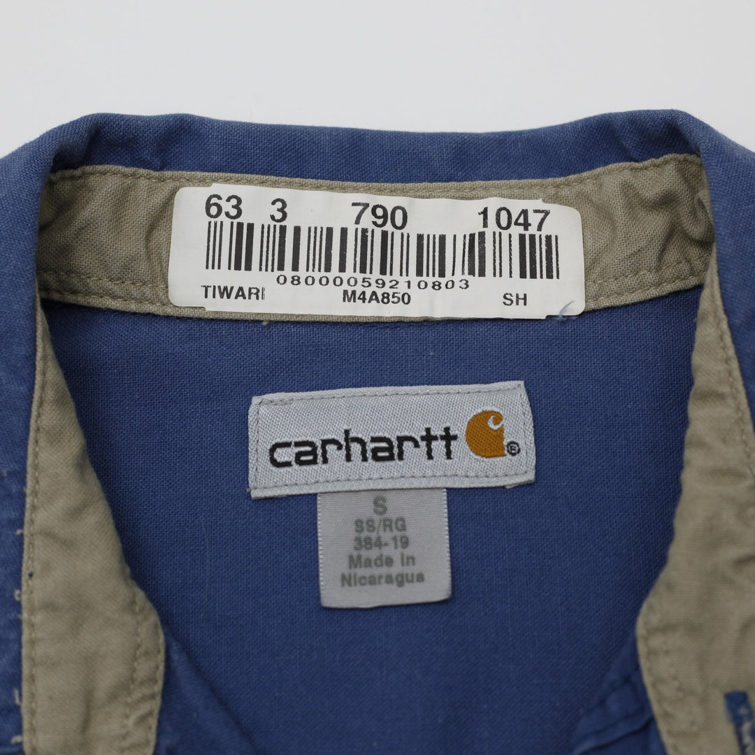 Carhartt Workwear Cotton Shirt Size S | Migration_Shirts MJ DROP - Back View | Fashion Rerun