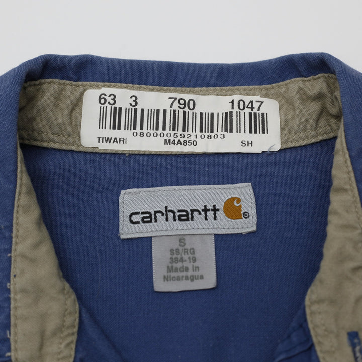 Carhartt Workwear Cotton Shirt Size S | Migration_Shirts MJ DROP - Back View | Fashion Rerun