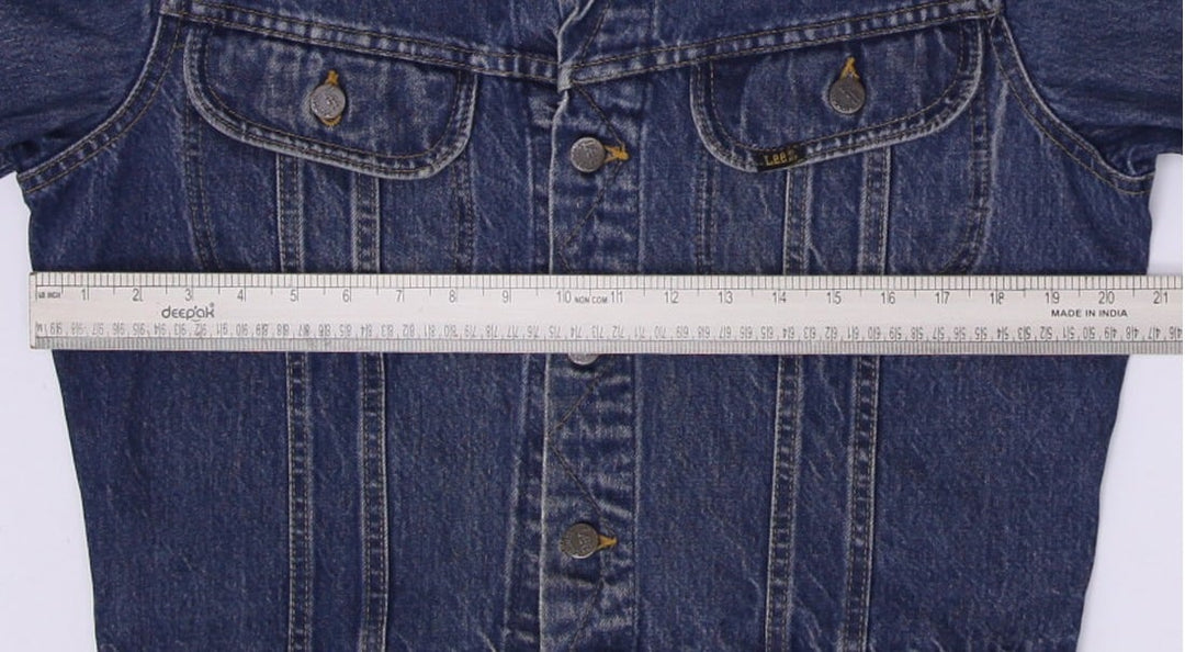 Vintage Ladies Lee Denim Trucker Jacket Washed Blue