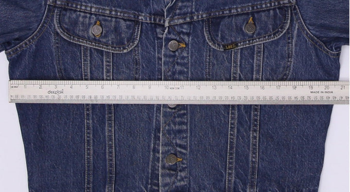 Vintage Ladies Lee Denim Trucker Jacket Washed Blue