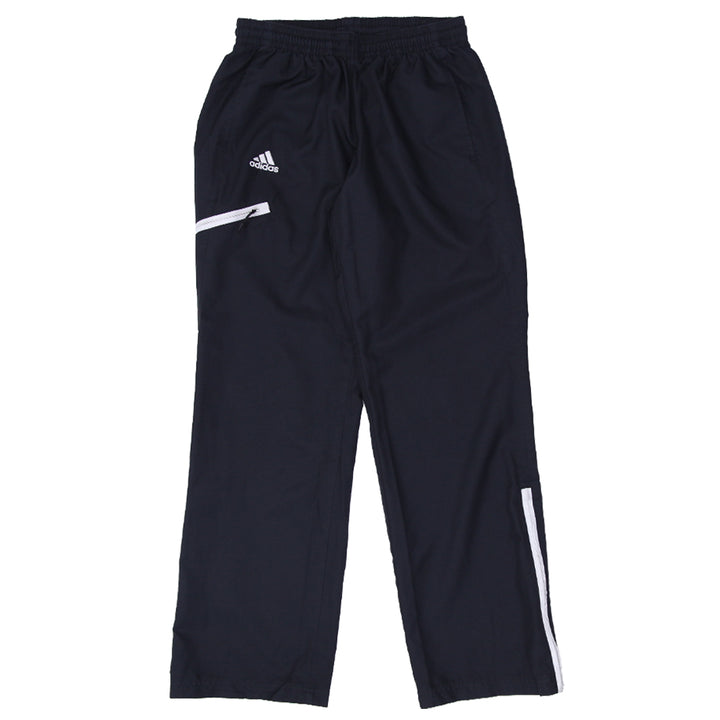 Mens Adidas Embroidered Climaproof Track Pants Black - Fashion Rerun Vintage Migration_Pants