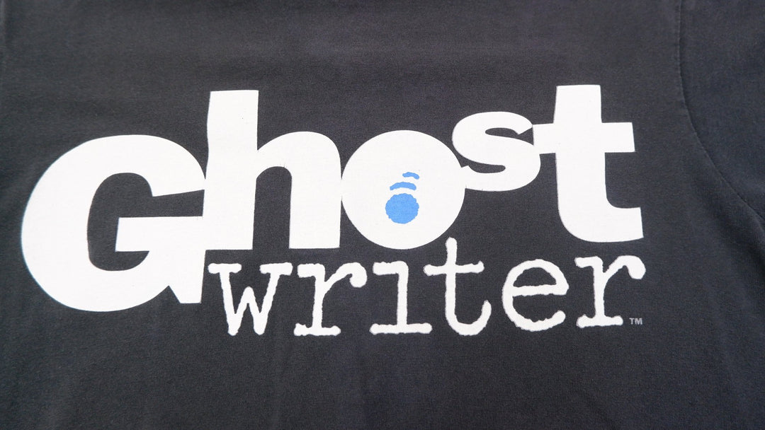 Vintage 90s Nike Ghostwriter Black Single Stitch T-Shirt