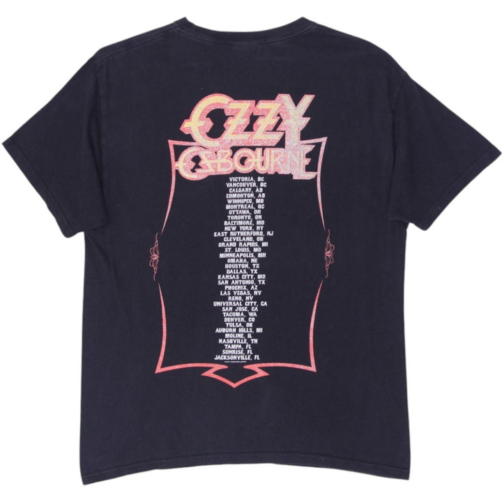 Mens Black Ozzy Osbourne "Life Won't Wait" Tour T-Shirt