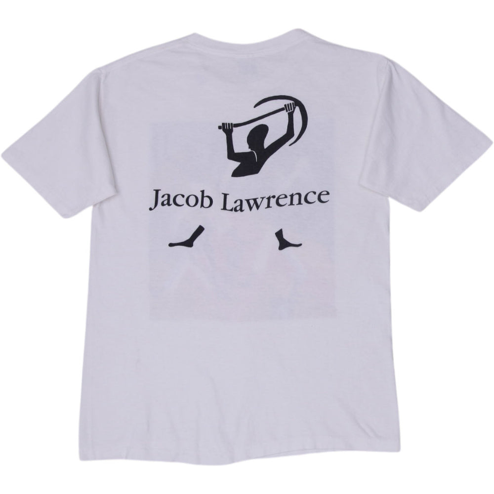 Vintage 1993 Wildwood Productions Jacob Lawrence Artist South African Miners T-Shirt Single Stitch Made In US | Fashion Rerun