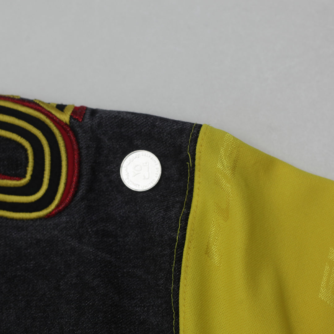 Vintage FUBU 05 Official Champions Jersey Yellow/Black Size L Youth - Fashion Rerun Vintage Migration_Jersey