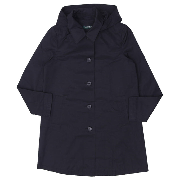 Ladies Ralph Lauren Black Hooded Coat Jacket