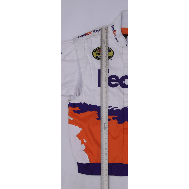 Vintage 00s Jeff Hamilton Joe Gibbs FedEX Splash Style Racing Jacket Size L | Migration_Jackets - View 8 | Fashion Rerun