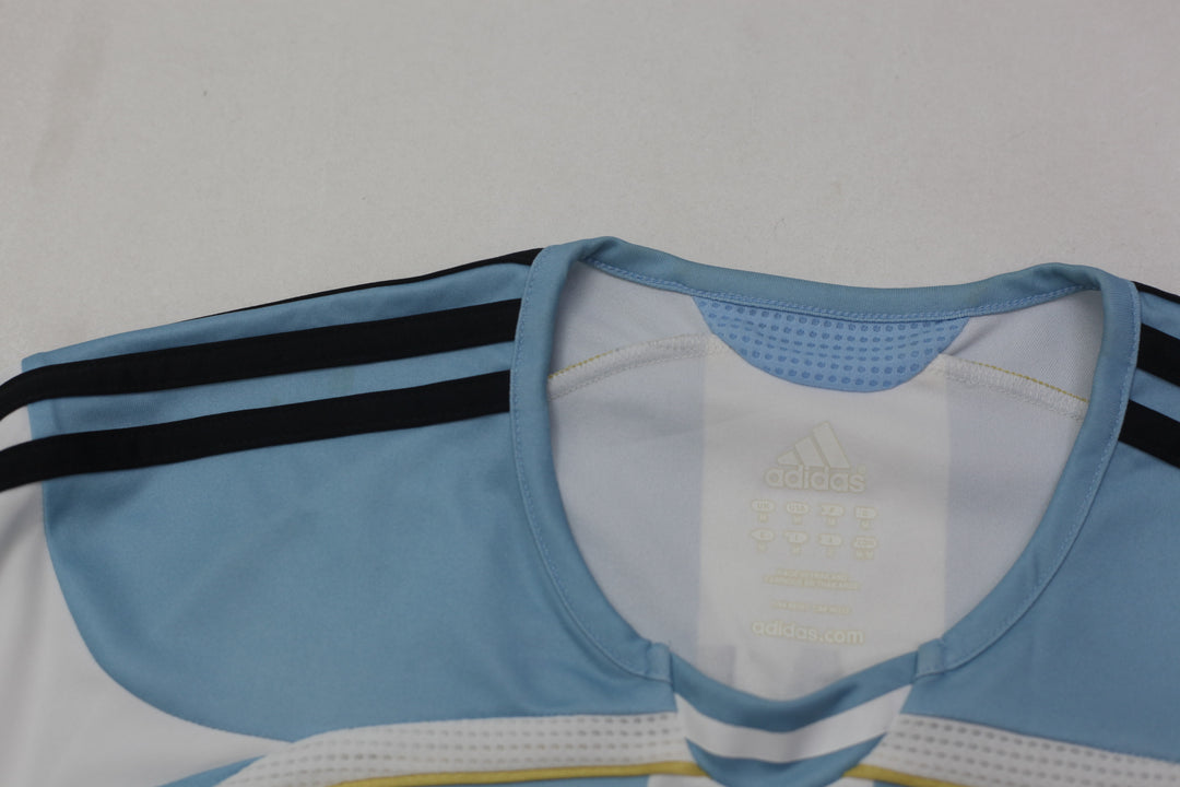 Mens Argentina 2006-2007 Moralez #17 Home Shirt Jersey