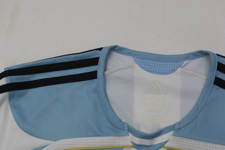 Mens Argentina 2006-2007 Moralez #17 Home Shirt Jersey
