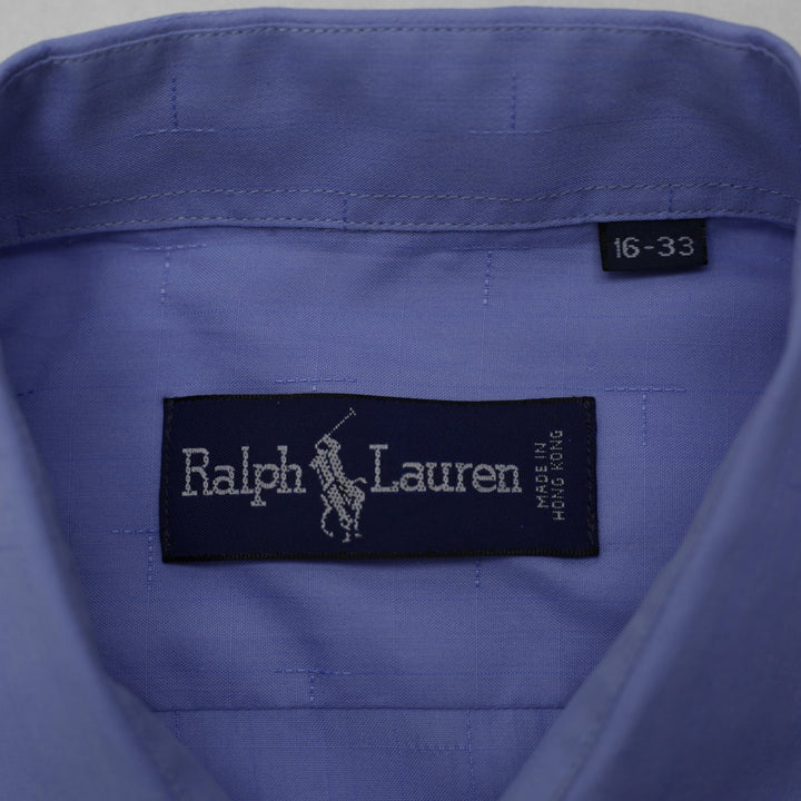 Vintage Mens Ralph Lauren Cotton Long Sleeve Shirt Size 16-33 | Migration_Shirts - Back View | Fashion Rerun