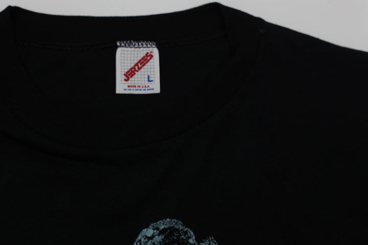 Vintage Flying Eagle Nature T-Shirt Single Stitch Made in USA Jerzees L