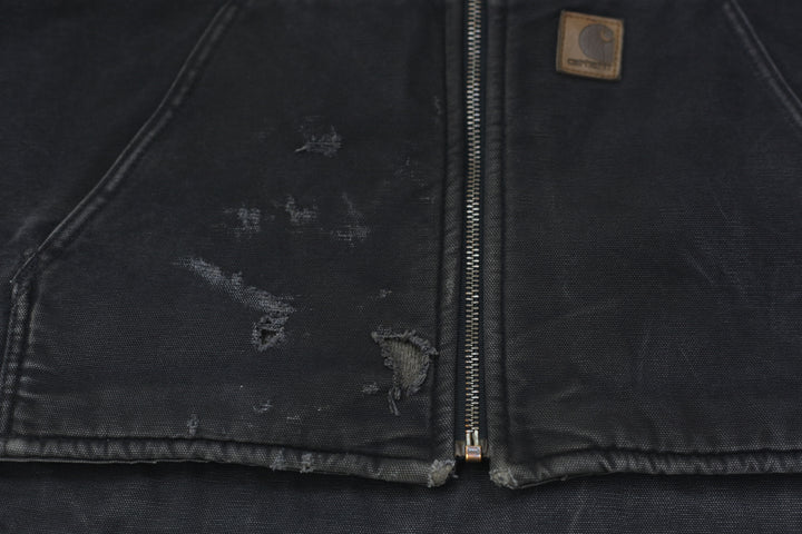 Mens Carhartt V26 BLK Vest Sandstone Rugged Sherpa Lined