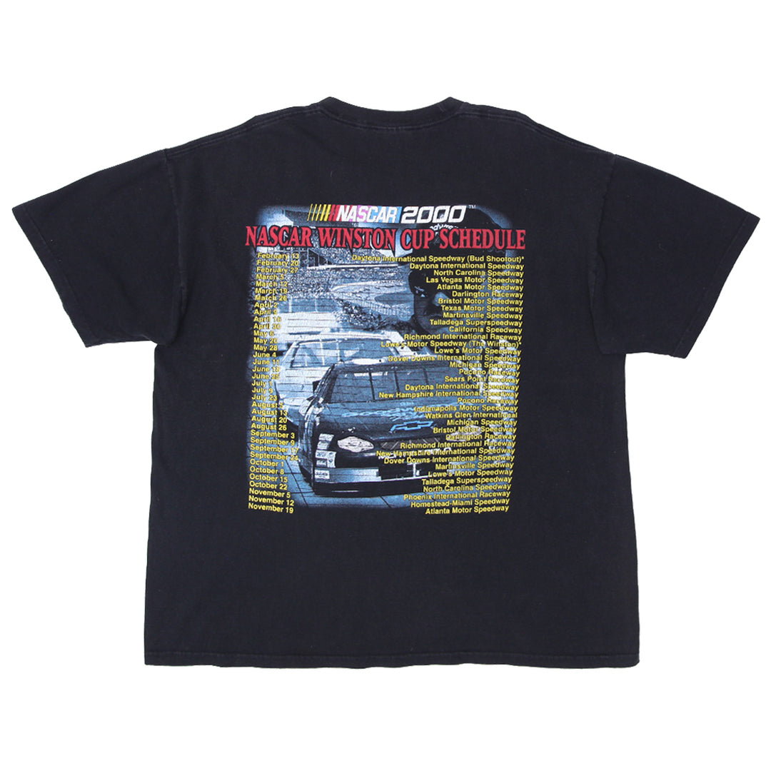 2000 Vintage Dale Earnhardt Nascar Winston Cup Schedule Racing T-Shirt XL - Fashion Rerun Vintage Migration_T-Shirt