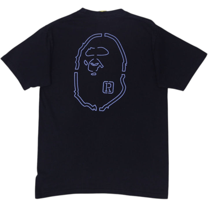 Mens A Bathing Ape Hand Drawn BAPE Logo Black T-Shirt  M | Migration_T-Shirts SW COLLECTION - Side View | Fashion Rerun