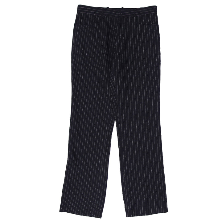 Mens Le Chateau Striped 100% Linen Pants