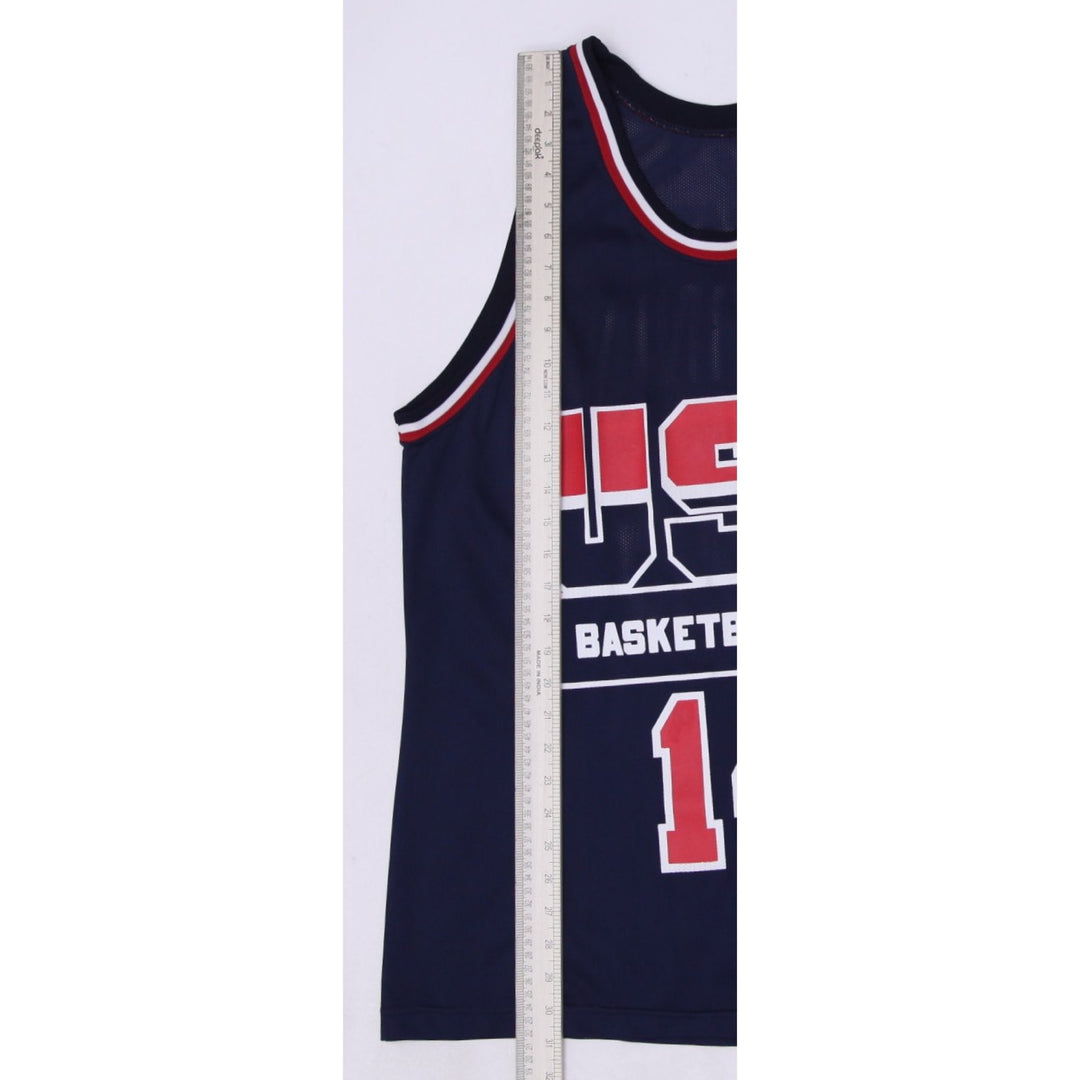 Vintage Champion USA Mourning #14 Basketball Navy Jersey Size 44 | Migration_Jerseys - View 7 | Fashion Rerun
