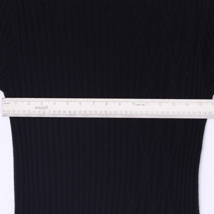 Ladies Avvenire 100% Cashmere Ribbed Turtleneck Sweater Size L