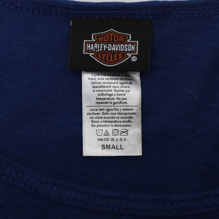 Ladies Harley Davidson Eagle Morden Manitoba Canada Blue Size S