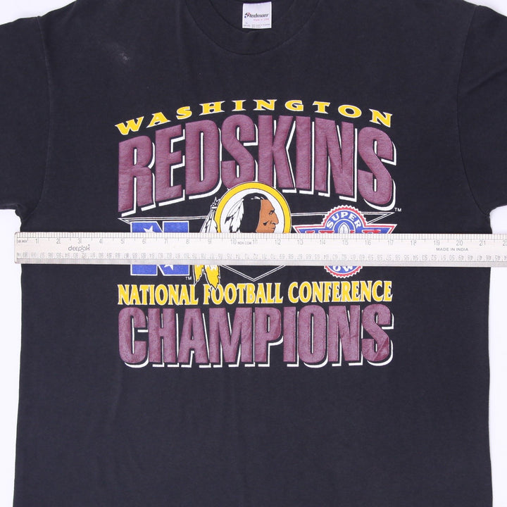Vintage 1991 Stedman Washington Redskins NFC Champions T-Shirt Made in USA XL