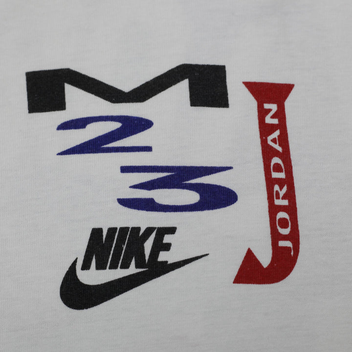 Vintage 90s Nike Jordan Graphic T-Shirt Size FS | Migration_T-Shirts - Detail View | Fashion Rerun