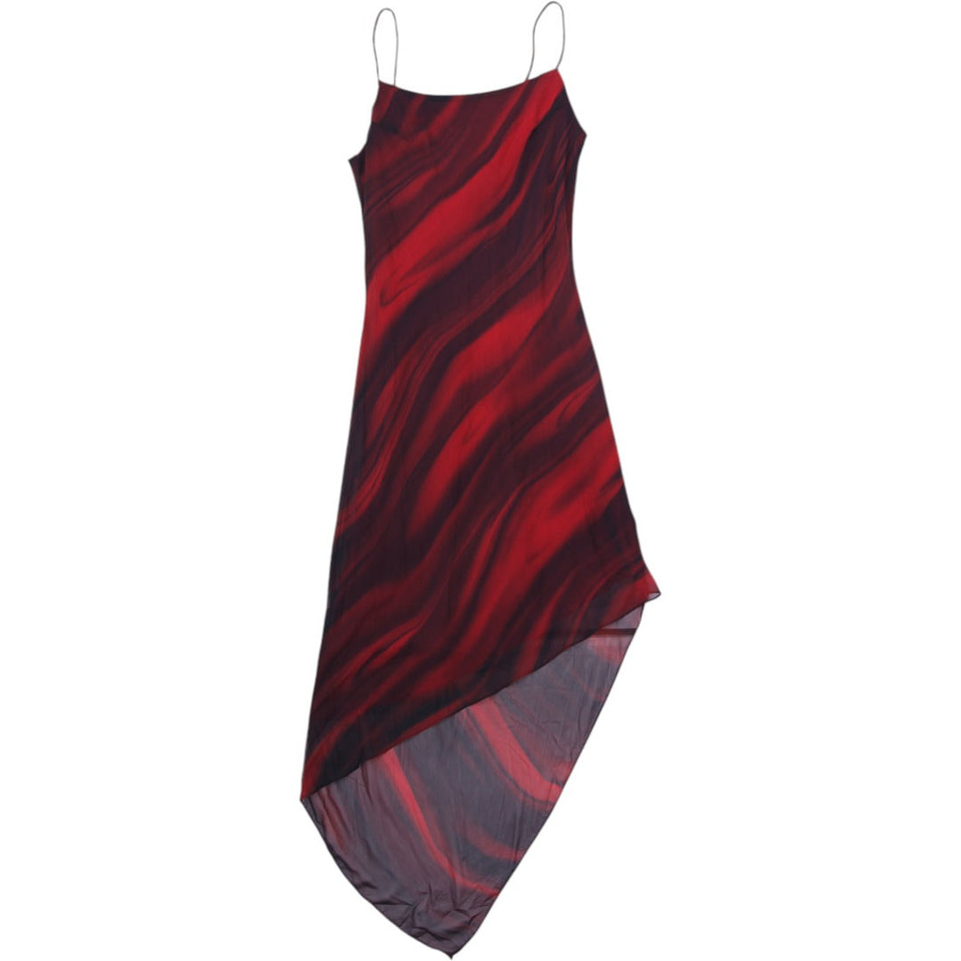 Y2K Ladies Chica's Maxi Sleeveless Sheer Dress Long Dress Size XS