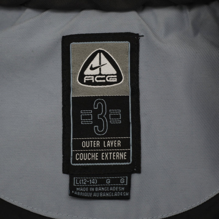 Vintage 90-00s Youth Boys Nike ACG Quilted Primaloft Full Zip Vest Size L(12-14) | Migration_Vests - Back Vie | Fashion Rerun