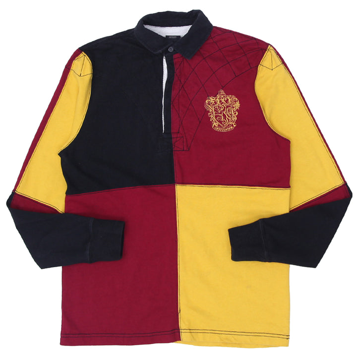 Mens Harry Potter GRYFFINDOR 07 Rugby Shirt - Fashion Rerun Vintage Migration_T-Shirt