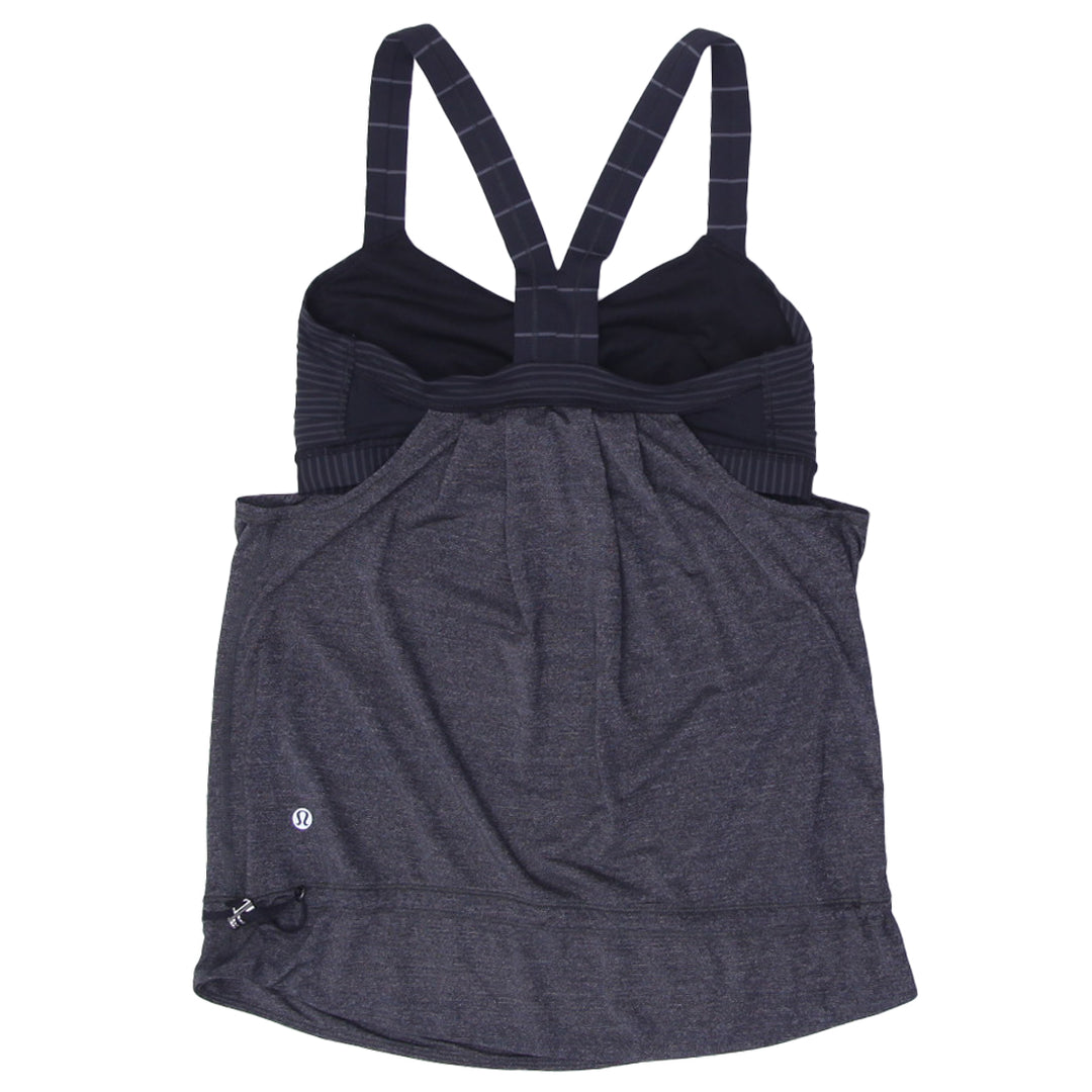 Ladies Lululemon No Limit Tank Yoga Tank With Inner Built In Sports Bra