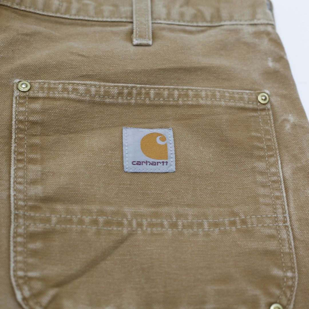 Mens Carhartt Canvas Workwear Utility Cargo Pants Size 32x32