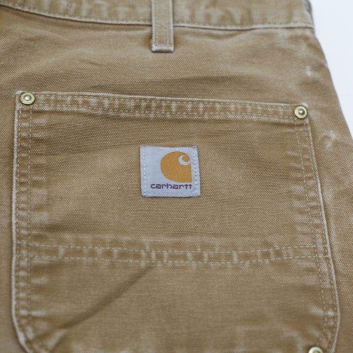 Mens Carhartt Canvas Workwear Utility Cargo Pants Size 32x32