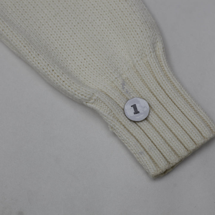 Vintage Polo Sport Ralph Lauren Flag 100 Cotton Crewneck Sweater Cream L | Migration_Jumper & Knitwear RL Col | Fashion Rerun