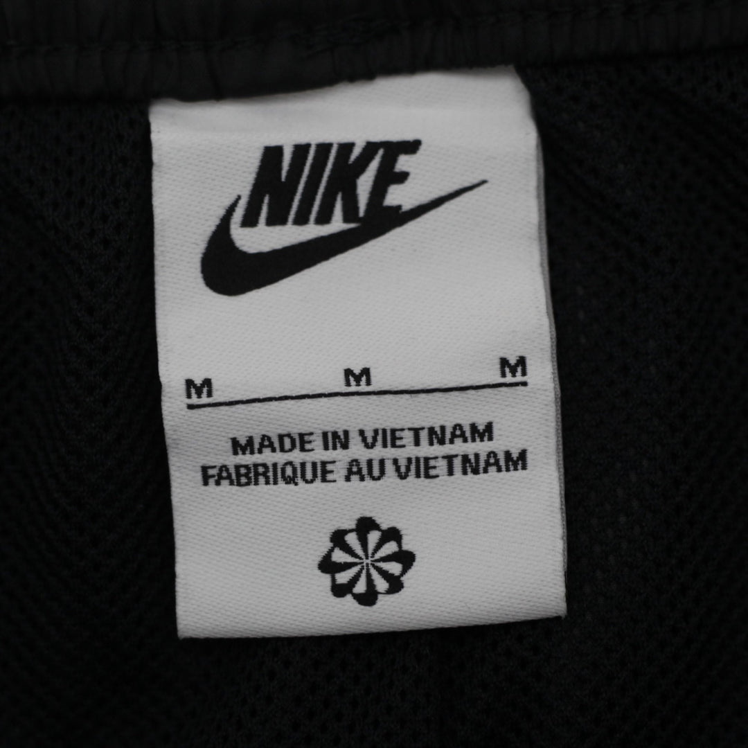 Mens Nike Solid Black Quick-Dry Swim Trunks Board Shorts Size Medium