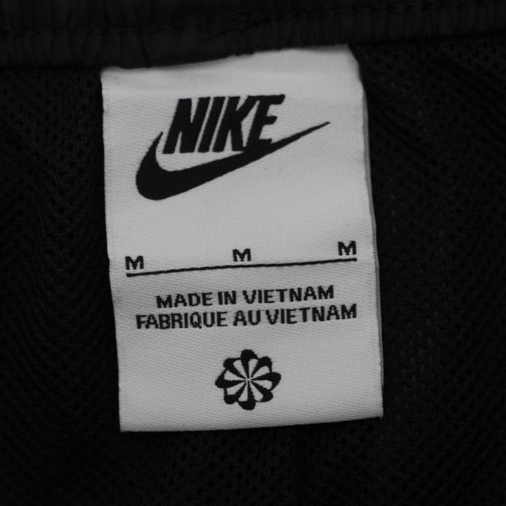 Mens Nike Solid Black Quick-Dry Swim Trunks Board Shorts Size Medium