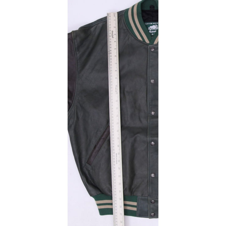 Vintage Roots Made In Canada Sporting Goods Leather Jacket Large 100 Leather | Migration_Jackets - View 6 | Fashion Rerun