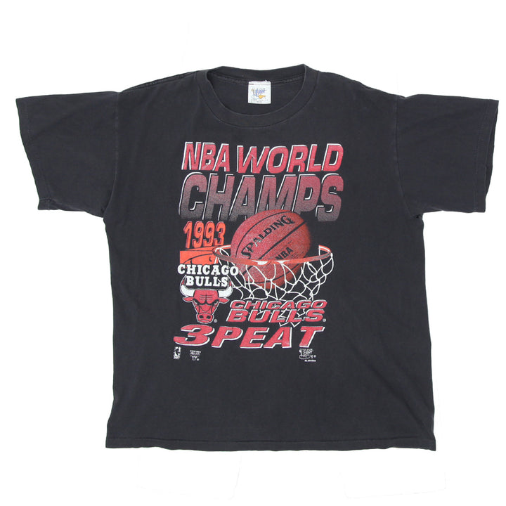 1993 Vintage Chicago Bulls NBA World Champs T-Shirt S.Stitch Made In USA L | Migration_T-Shirts UAENAT40 | Fashion Rerun