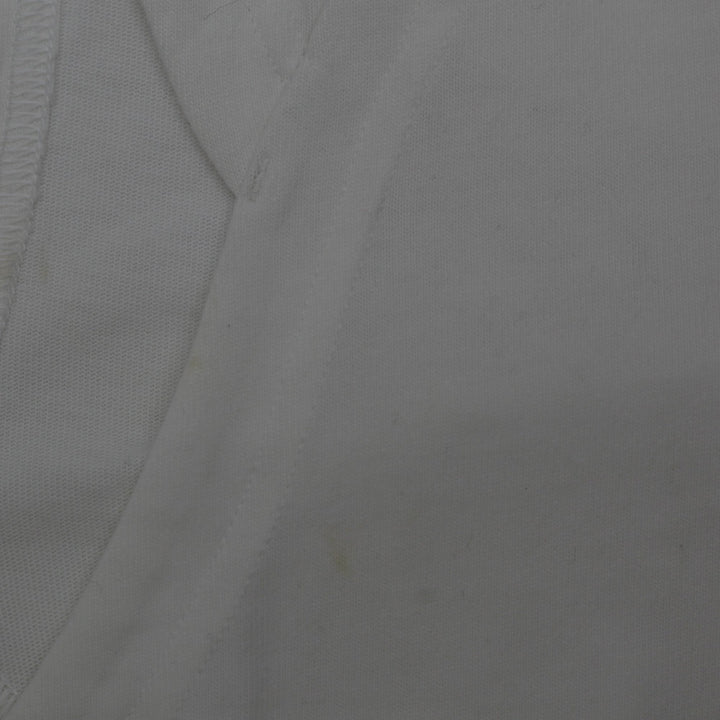 Ladies Lululemon White High Neck Cropped Tank Top Size 6 Ribbed