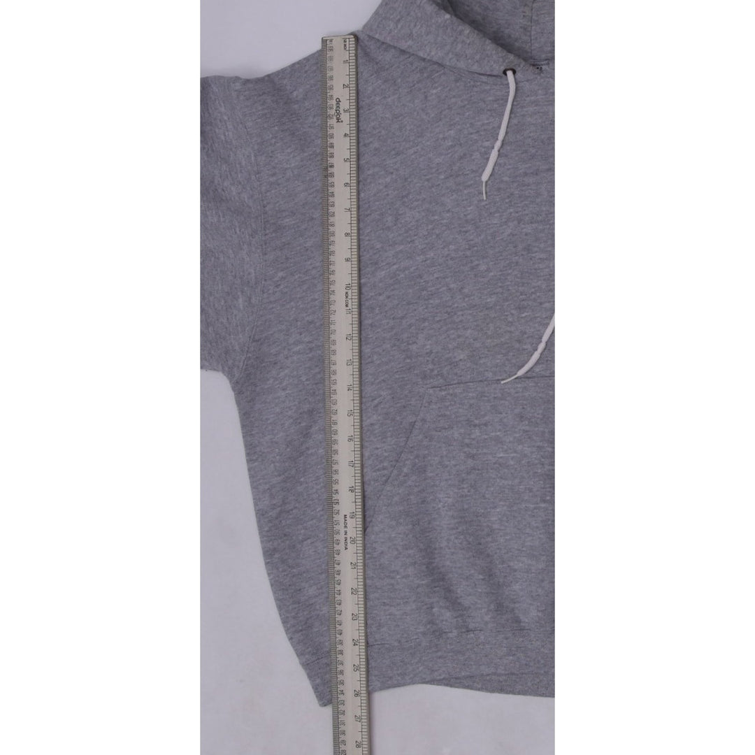 Vintage 90’s Nike Small Swoosh Gray Heather Pullover Hoodie L | Migration_Hoodies - View 6 | Fashion Rerun