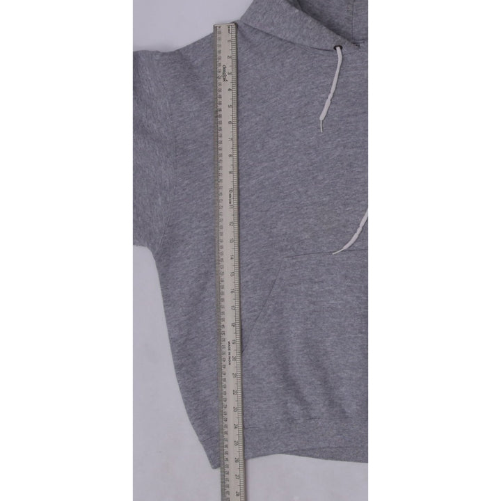 Vintage 90’s Nike Small Swoosh Gray Heather Pullover Hoodie L | Migration_Hoodies - View 6 | Fashion Rerun