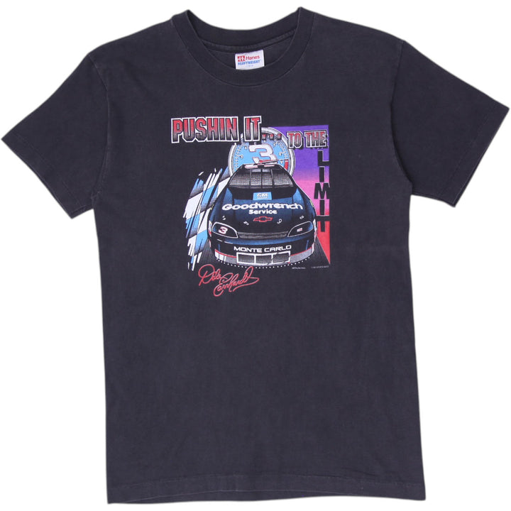 Vintage 90s Dale Earnhardt Pushin It To The Limit NASCAR T-Shirt Size L